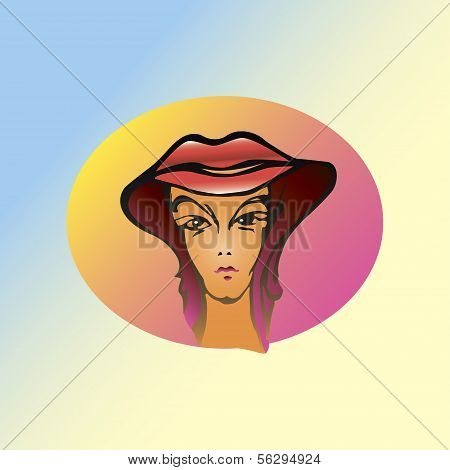hat smiling