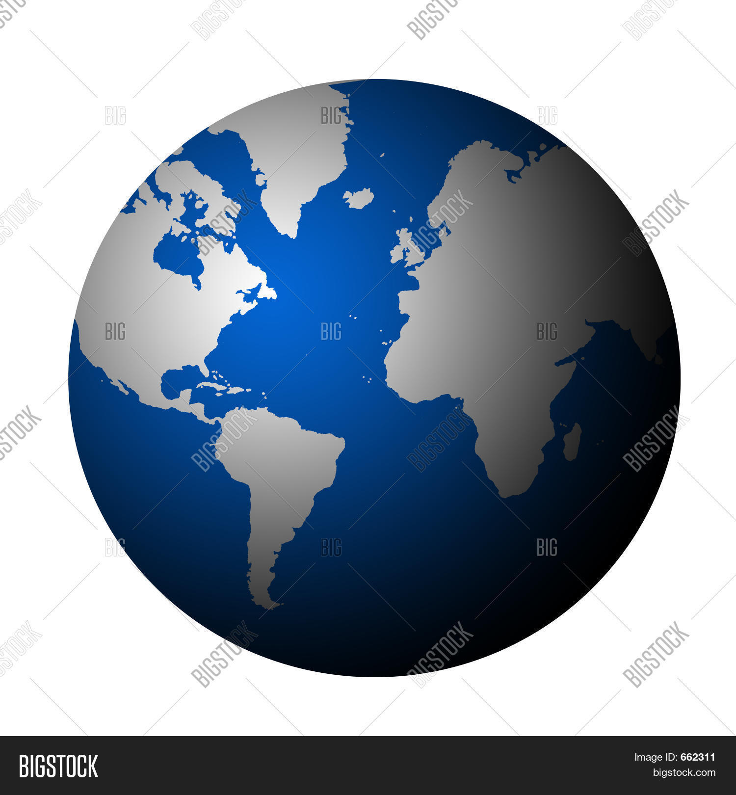 Planet Earth - Grey Image & Photo (Free Trial) | Bigstock