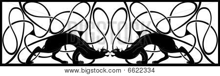 เวกเตอร์ panthers