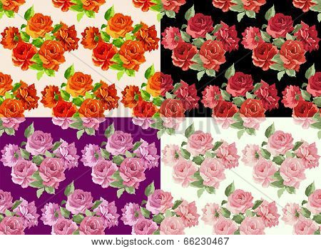 Beautiful Seamless Peony Pattern