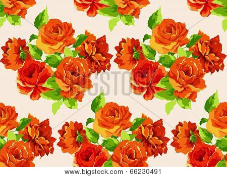 Beautiful Seamless Peony Pattern