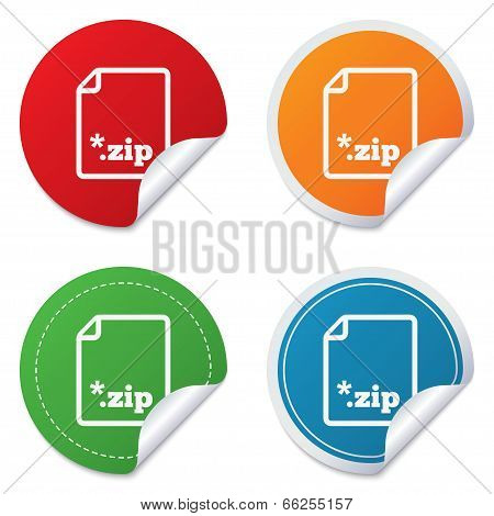 Archive file icon. Download ZIP button.