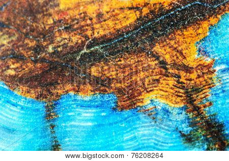 Blue and Brown Agate Pattern