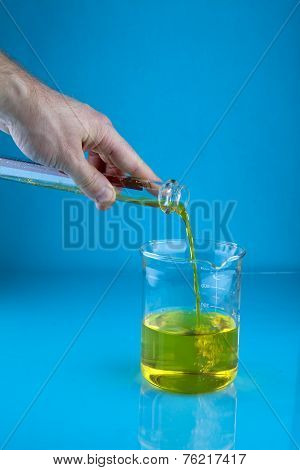 Pouring Into A Beaker