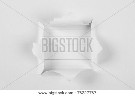 Note Paper Under Tear Paper