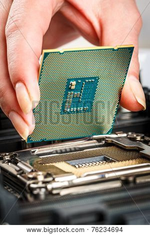 Modern processor and motherboard for a home computer