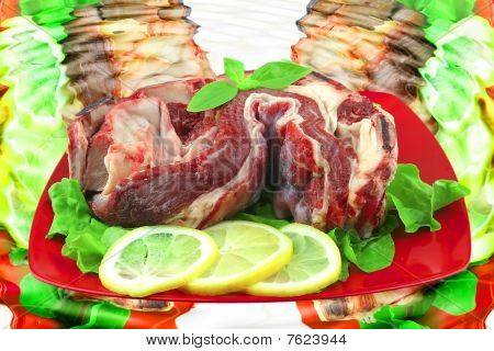 เนื้อดิบสีแดง Asado