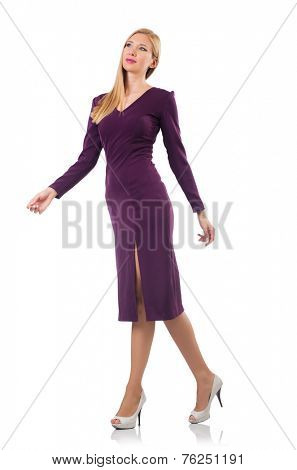 Young woman in fashion concept