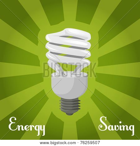 Concept energy saving lamp