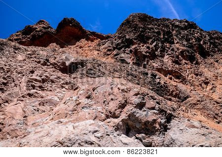 Volcanic Rock Basaltic Formation in Gran Canaria