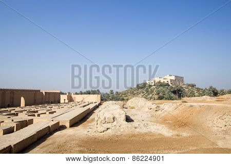The ancient city of Babylon