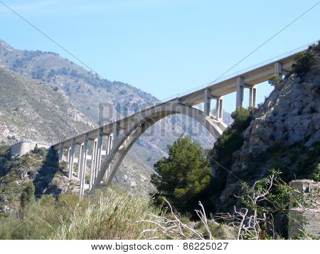 Truss Arch Motorway Bridge