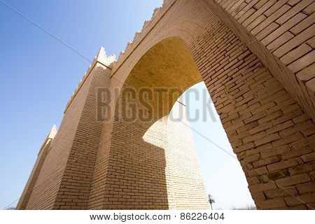 One of the gates of Babylon