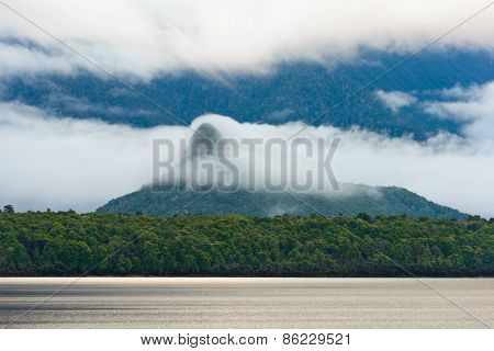 Lake Manapouri in New Zealand's South Island