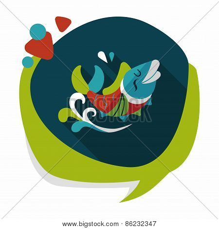 Chinese New Year Flat Icon With Long Shadow,eps10, Chinese Decoration Means 