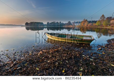 Beautiful Lake Sunrise Landscape