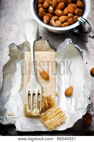Piece Of Crude Marzipan.