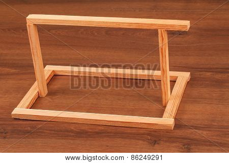 The Wooden  Batten Square Scantling On The Wood