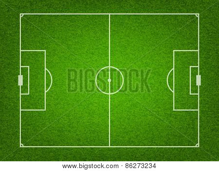 Textured Grass Soccer Field.