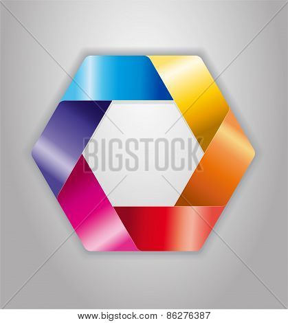 Colorful ribbons.