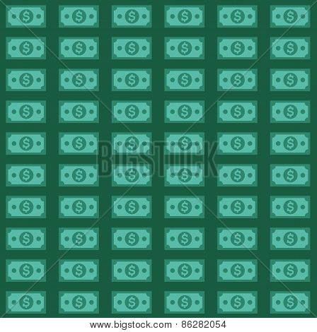 US dollars pattern