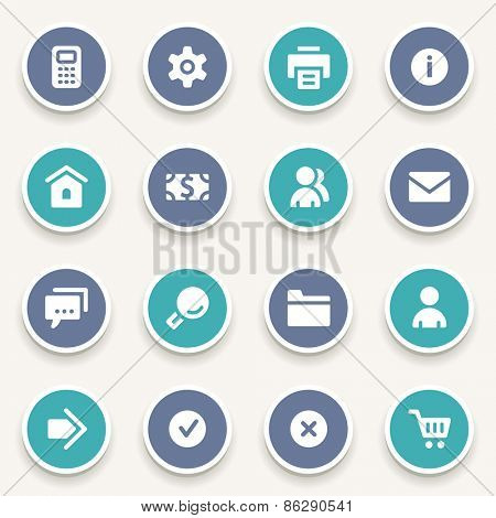 Basic web icons set