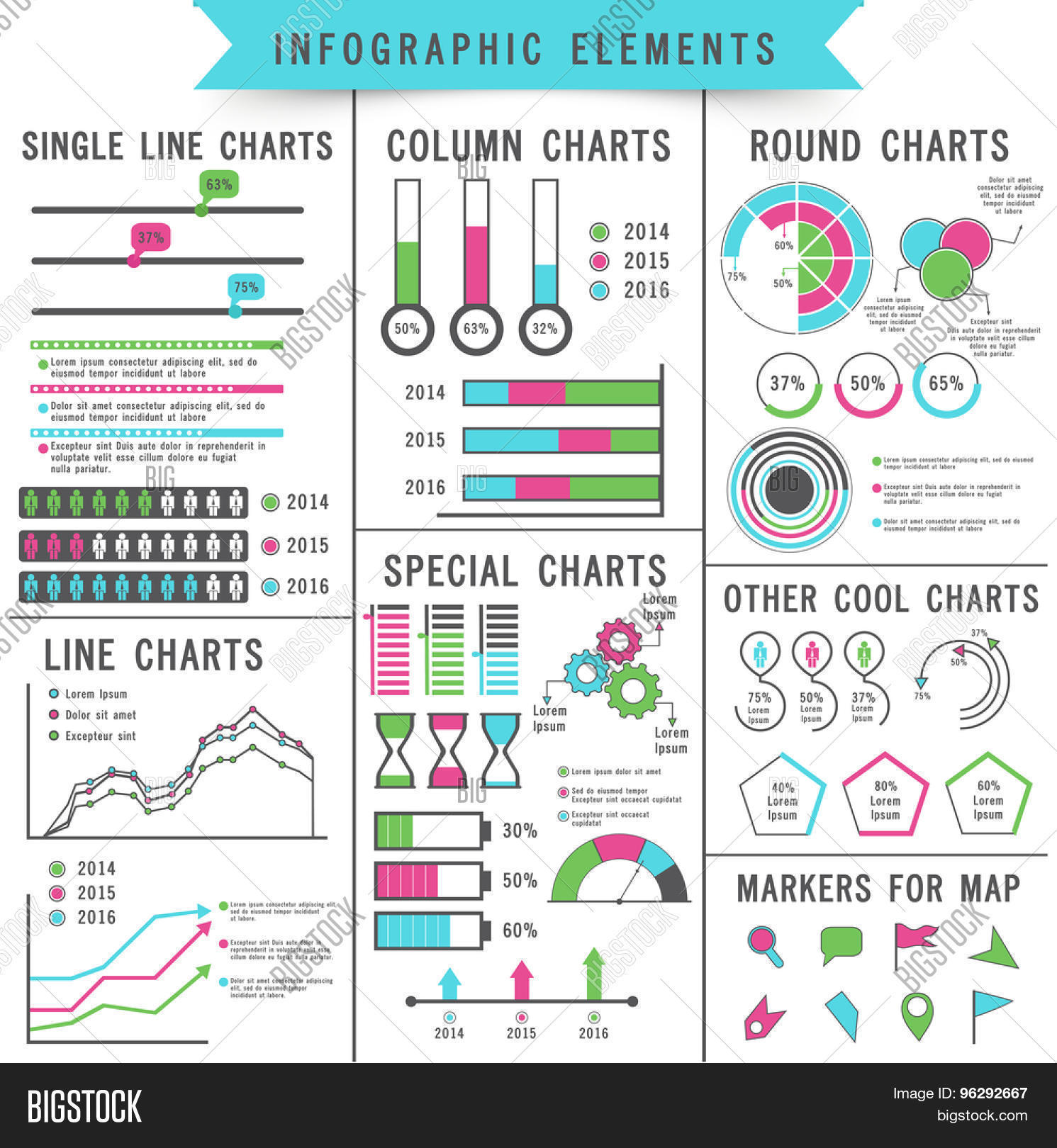 set different vector photo free trial bigstock professional business reports