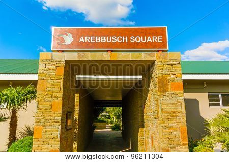 Arebbusch Square In Windhoek, Namibia.