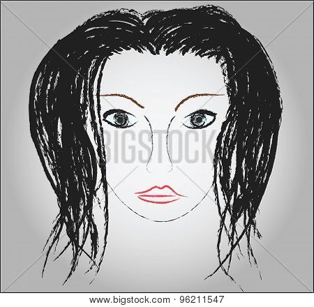 Nice female face