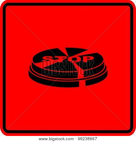 stop button sign