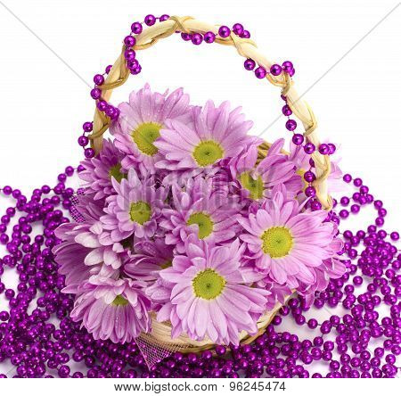 Oaklets In A Basket On A Beads
