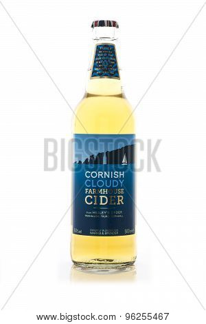 Bottle Of Cornish Cloudy Farmhouse Cider