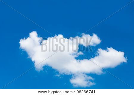 The day of clear blue sky with clouds background