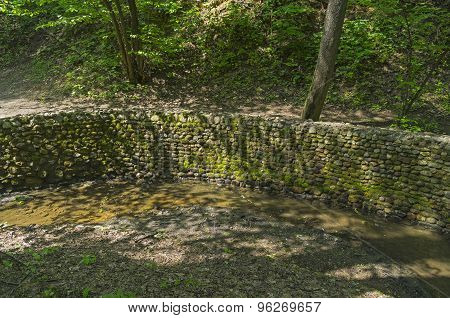 Bending Reinforced Creek Bed