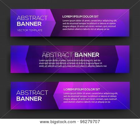 Abstract banner design