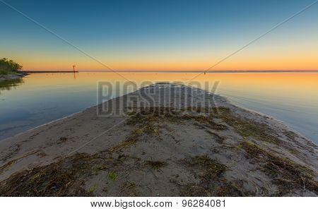 Beautiful Beach Before Sunrise