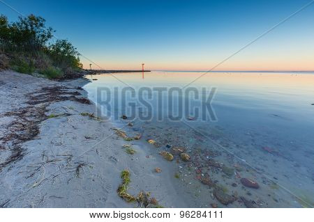 Beautiful Beach Before Sunrise