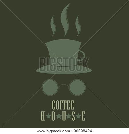 cylinder in the form of a cup of coffee