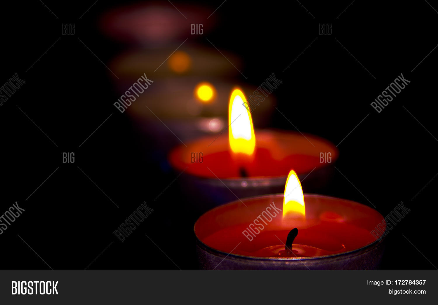 Candle Light Dark Fire Image & Photo (Free Trial) Bigstock