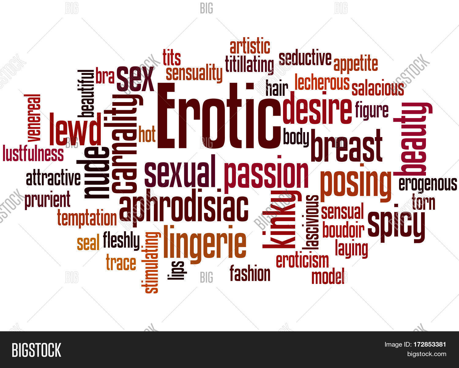 Erotic, Word Cloud Image & Photo (Free Trial) | Bigstock