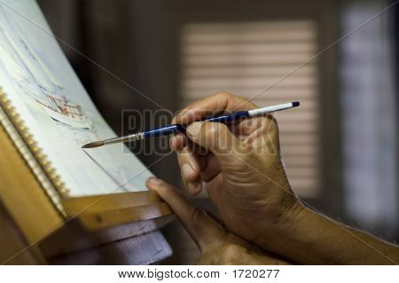 Pintura acuarela