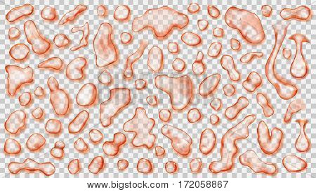 Transparent Orange Drops