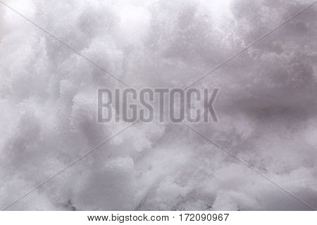 Clean slush snow texture closeup 