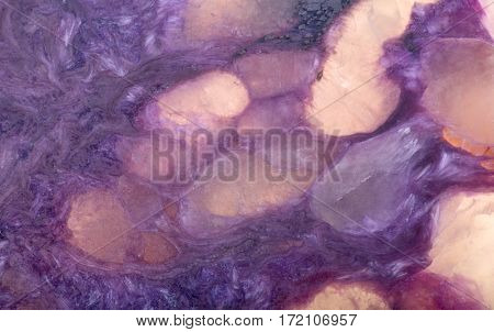 charoite stone texture macro photo