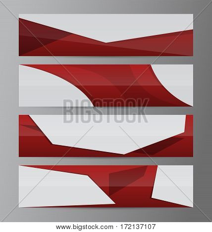 Horizontal Banner Set Presentation Header04