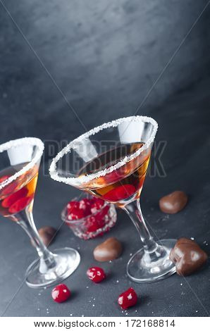 Cocktails With Cherry