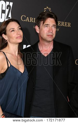 LOS ANGELES - JAN 30:  Claire Forlani, Dougray Scott at the 