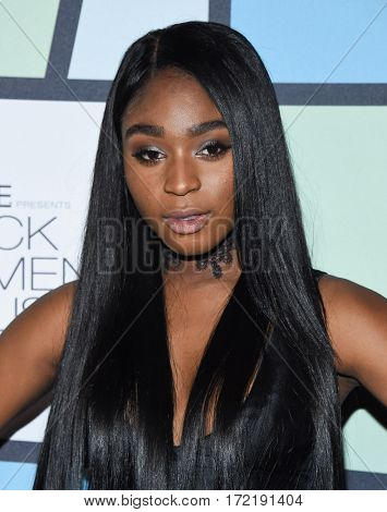 LOS ANGELES - FEB 09:  Normani Kordei arrives for the ESSENCE 8th Annual Black Women In Music on February 9, 2017 in Hollywood, CA