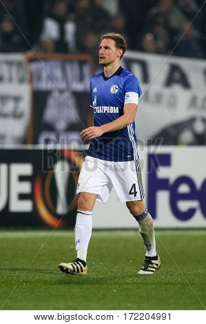 Uefa Europa League Match Between Paok Vs Schalke Played At Toumba Stadium