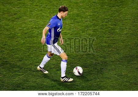 Uefa Europa League Match Between Paok Vs Schalke Played At Toumba Stadium